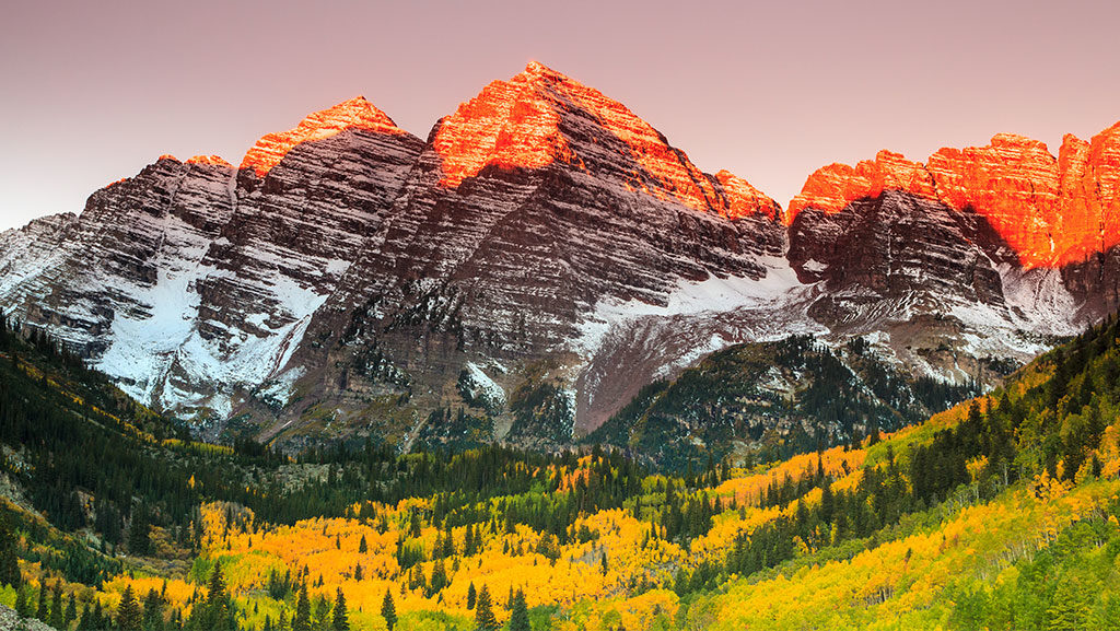 Aspen Colorado Fall Season Colors in the Mountains